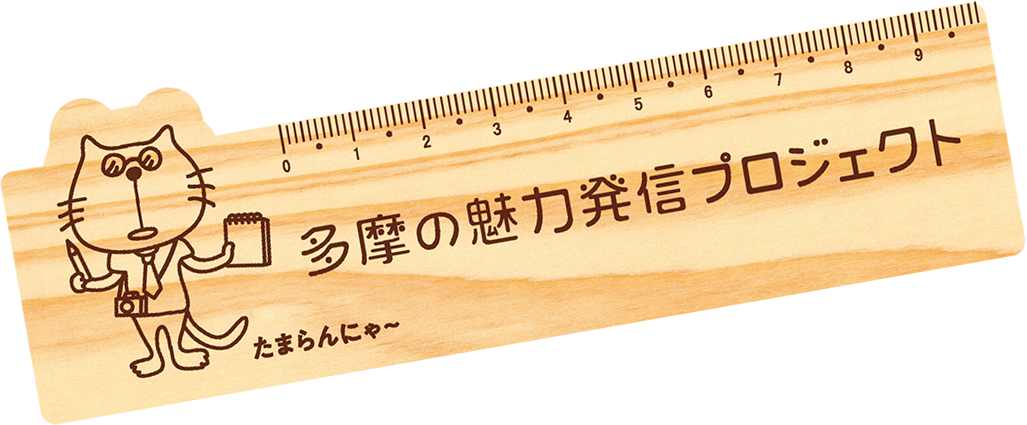 写真:多摩産材杉スケール