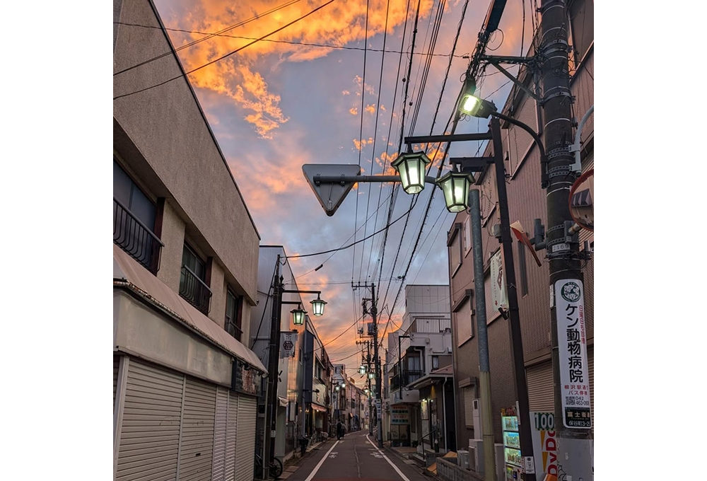 画像：作品名『郷愁の夕景』