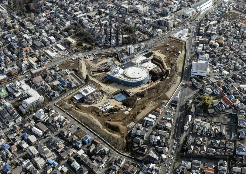 八王子駅南口集いの拠点の空撮（2025年12月時点）