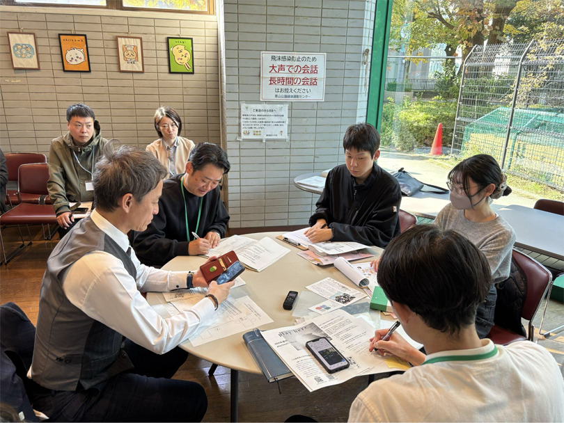市長との意見交換の様子