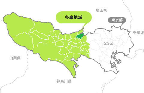 地図:東久留米市