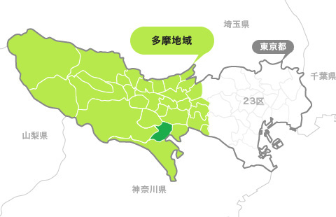 地図：多摩市