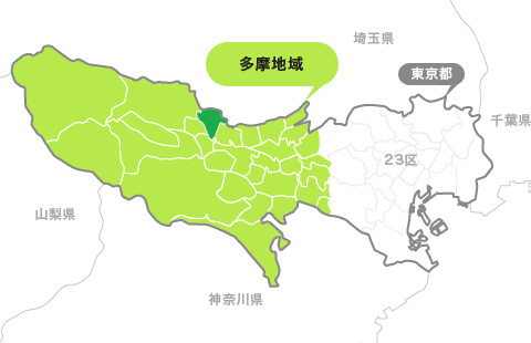 地図:瑞穂町