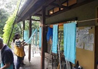 桜ヶ丘公園「藍の生葉染め教室」