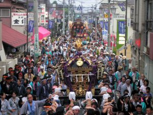Yasaka Shrine's example festival 