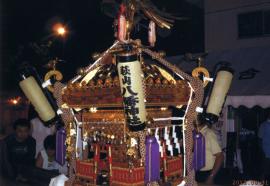 An example festival at the Hagiyama Hachiman Shrine