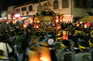 Akitome Shrine example large festival (Gofuka-shi Festival)