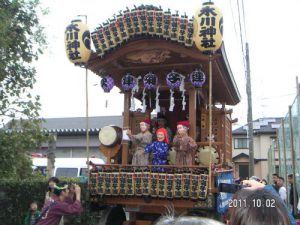 秋津町の氷川神社の例大祭