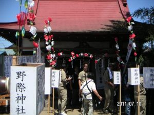 野際（のぎわ）神社の夏祭り