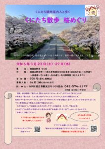 Kunitachi Walking Cherry Blossom Tour