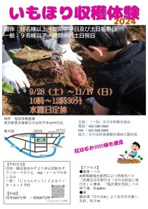 いもほり収穫体験2024
