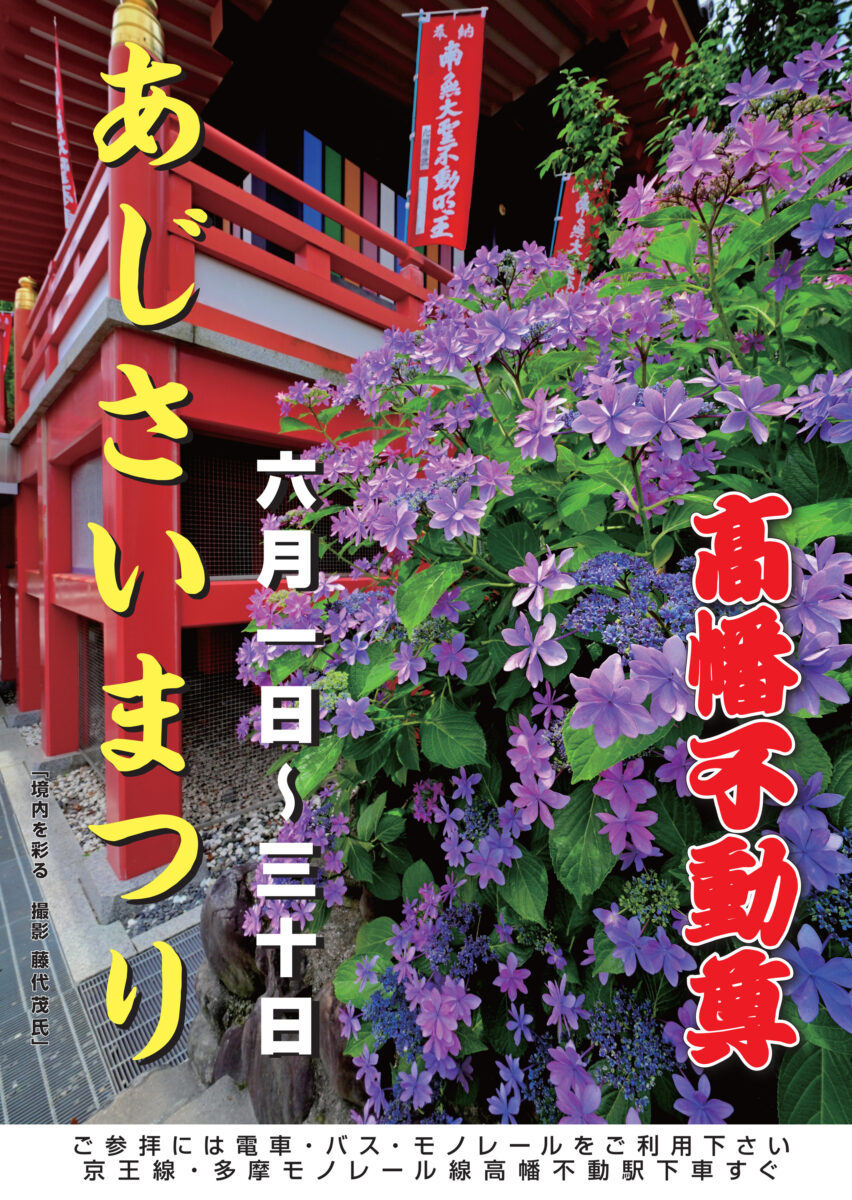 高幡不動尊あじさいまつり 2025画像